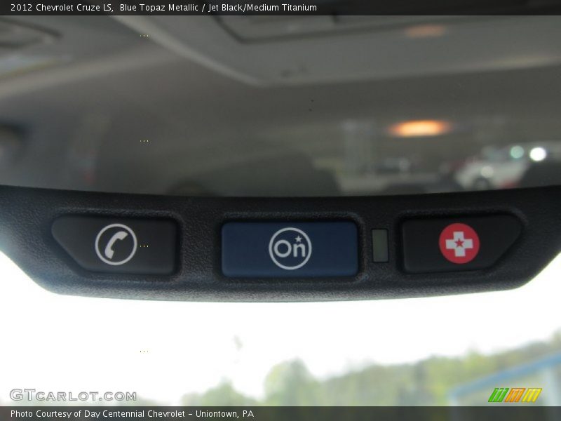 Blue Topaz Metallic / Jet Black/Medium Titanium 2012 Chevrolet Cruze LS