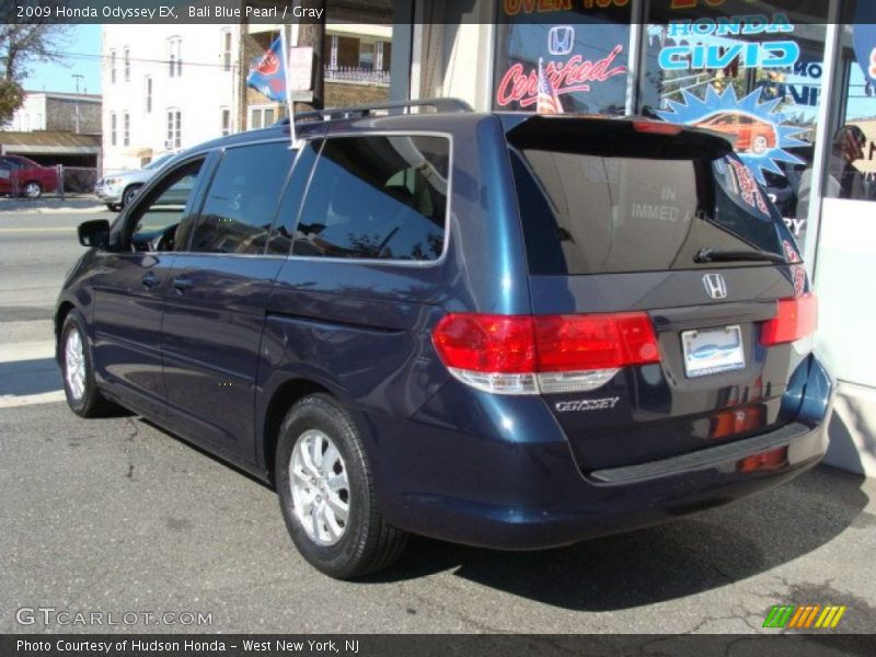 Bali Blue Pearl / Gray 2009 Honda Odyssey EX