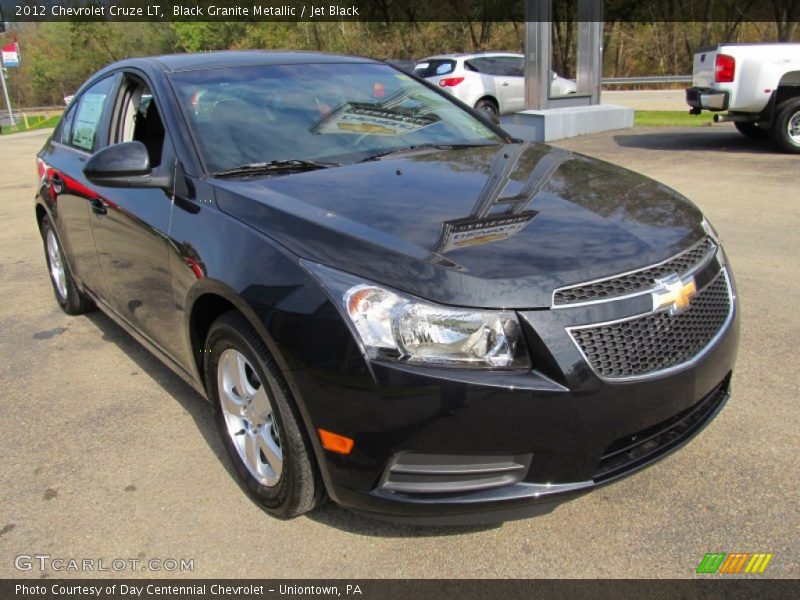 Black Granite Metallic / Jet Black 2012 Chevrolet Cruze LT