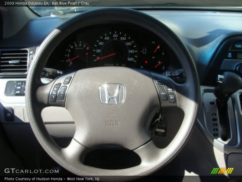 Bali Blue Pearl / Gray 2009 Honda Odyssey EX