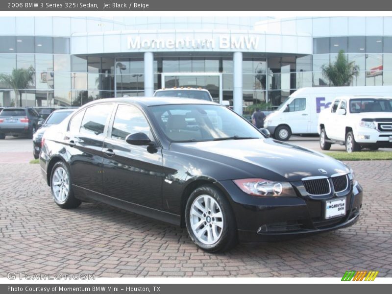 Jet Black / Beige 2006 BMW 3 Series 325i Sedan