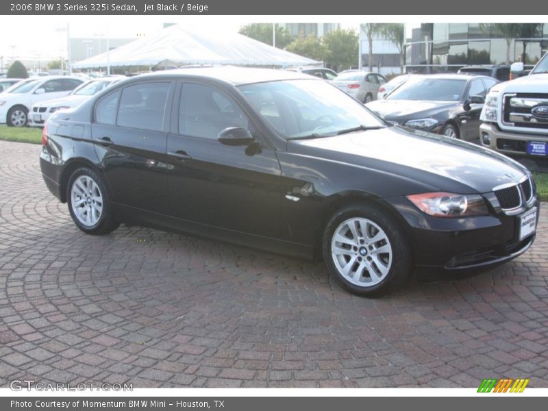 Jet Black / Beige 2006 BMW 3 Series 325i Sedan