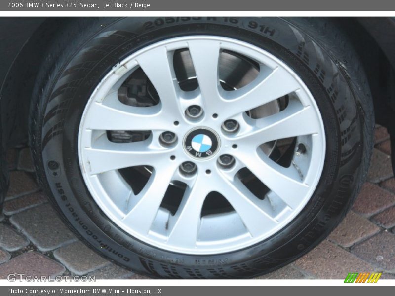Jet Black / Beige 2006 BMW 3 Series 325i Sedan