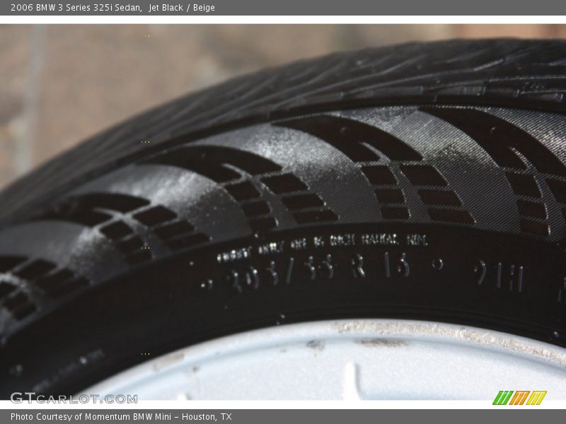 Jet Black / Beige 2006 BMW 3 Series 325i Sedan