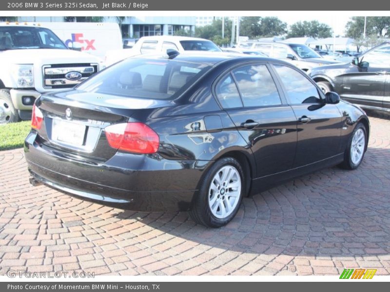 Jet Black / Beige 2006 BMW 3 Series 325i Sedan