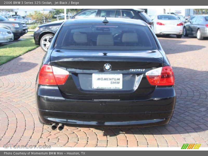 Jet Black / Beige 2006 BMW 3 Series 325i Sedan