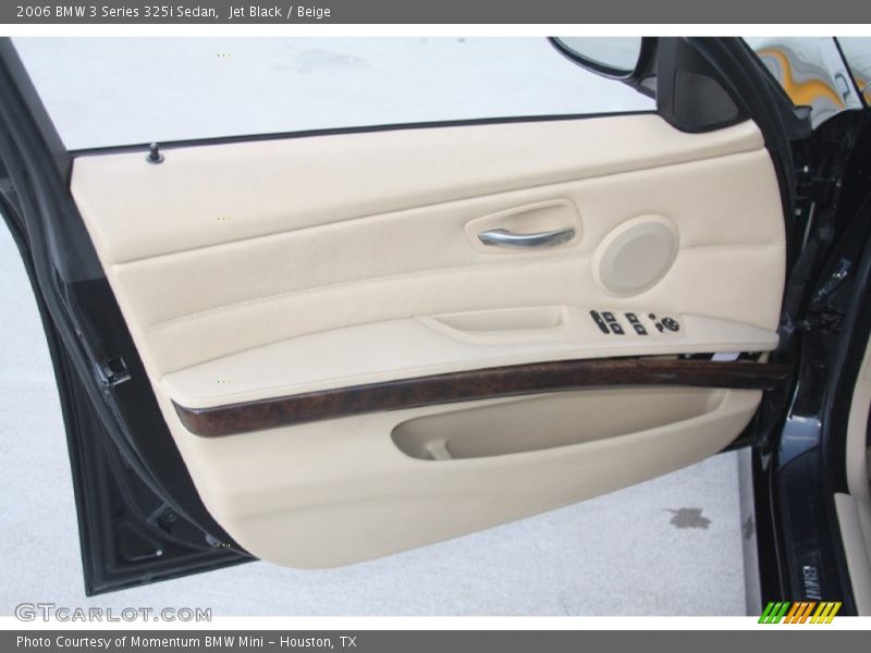 Jet Black / Beige 2006 BMW 3 Series 325i Sedan