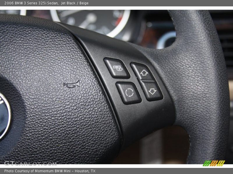 Jet Black / Beige 2006 BMW 3 Series 325i Sedan