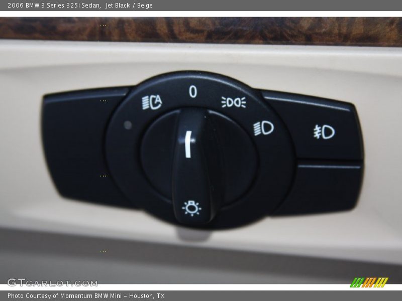 Jet Black / Beige 2006 BMW 3 Series 325i Sedan