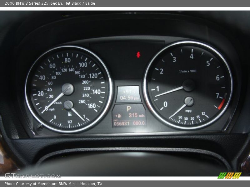 Jet Black / Beige 2006 BMW 3 Series 325i Sedan