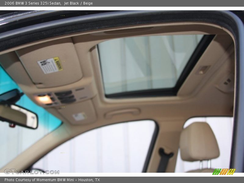 Jet Black / Beige 2006 BMW 3 Series 325i Sedan