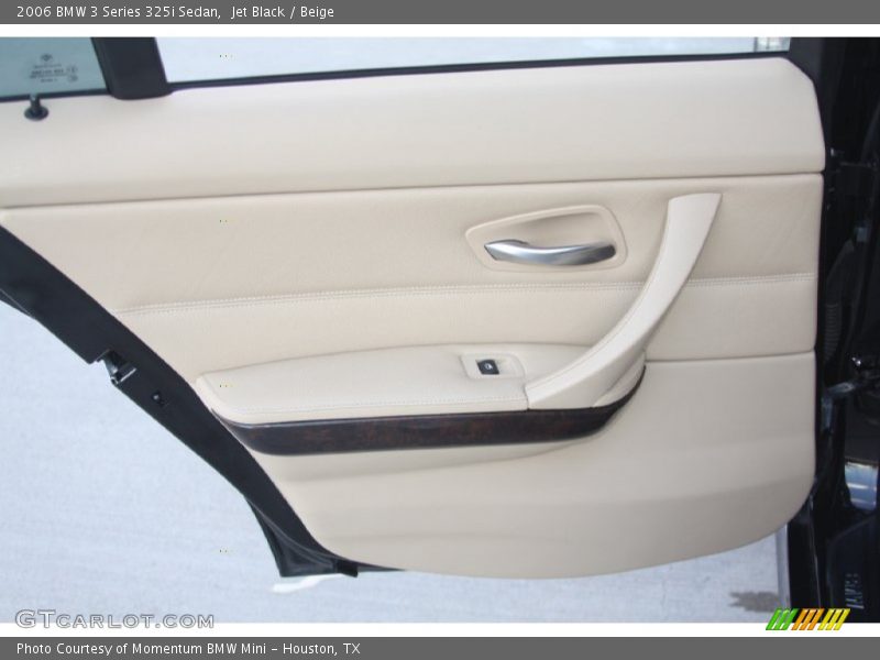 Jet Black / Beige 2006 BMW 3 Series 325i Sedan
