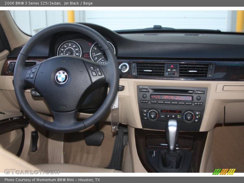 Jet Black / Beige 2006 BMW 3 Series 325i Sedan