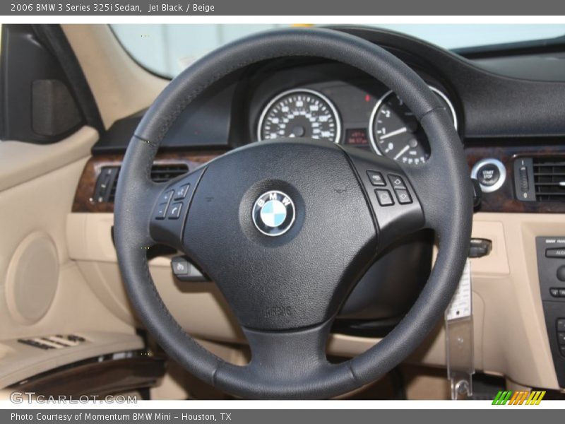Jet Black / Beige 2006 BMW 3 Series 325i Sedan