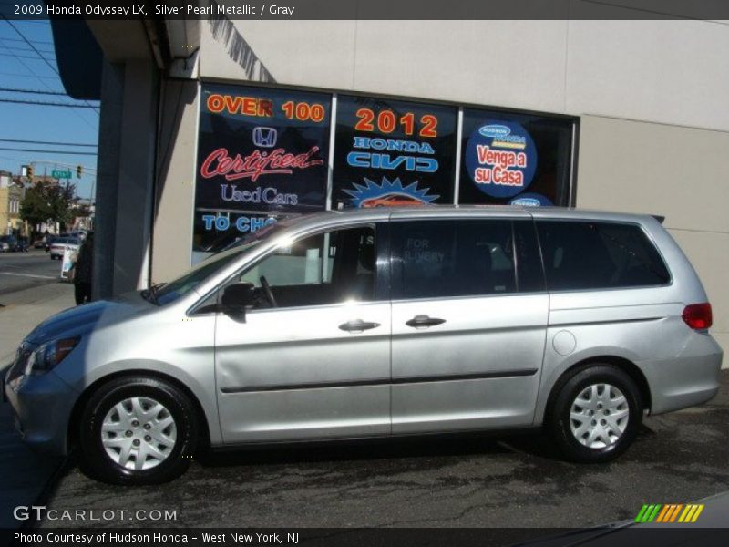 Silver Pearl Metallic / Gray 2009 Honda Odyssey LX