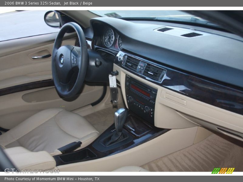 Jet Black / Beige 2006 BMW 3 Series 325i Sedan