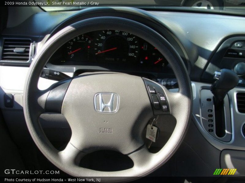 Silver Pearl Metallic / Gray 2009 Honda Odyssey LX