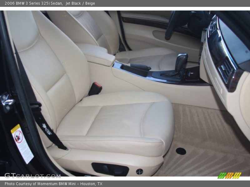 Jet Black / Beige 2006 BMW 3 Series 325i Sedan