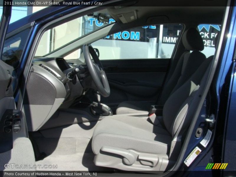 Royal Blue Pearl / Gray 2011 Honda Civic DX-VP Sedan
