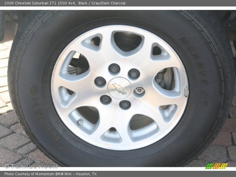 Black / Gray/Dark Charcoal 2006 Chevrolet Suburban Z71 1500 4x4