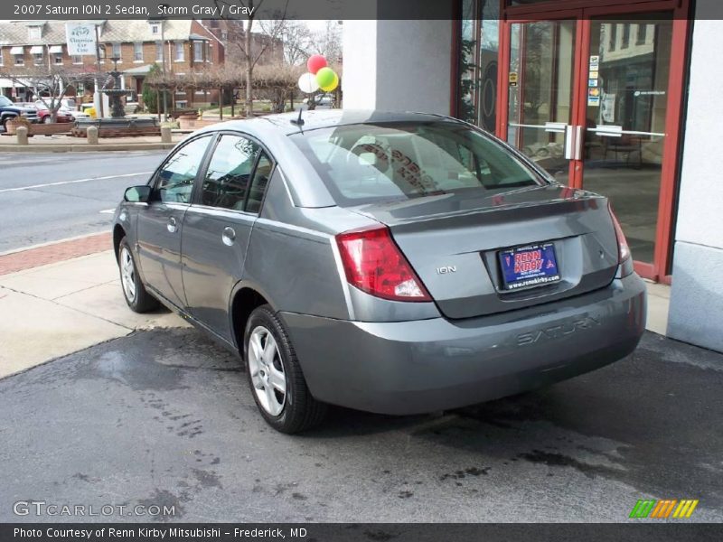 Storm Gray / Gray 2007 Saturn ION 2 Sedan