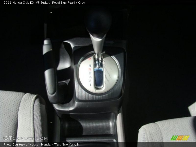 Royal Blue Pearl / Gray 2011 Honda Civic DX-VP Sedan