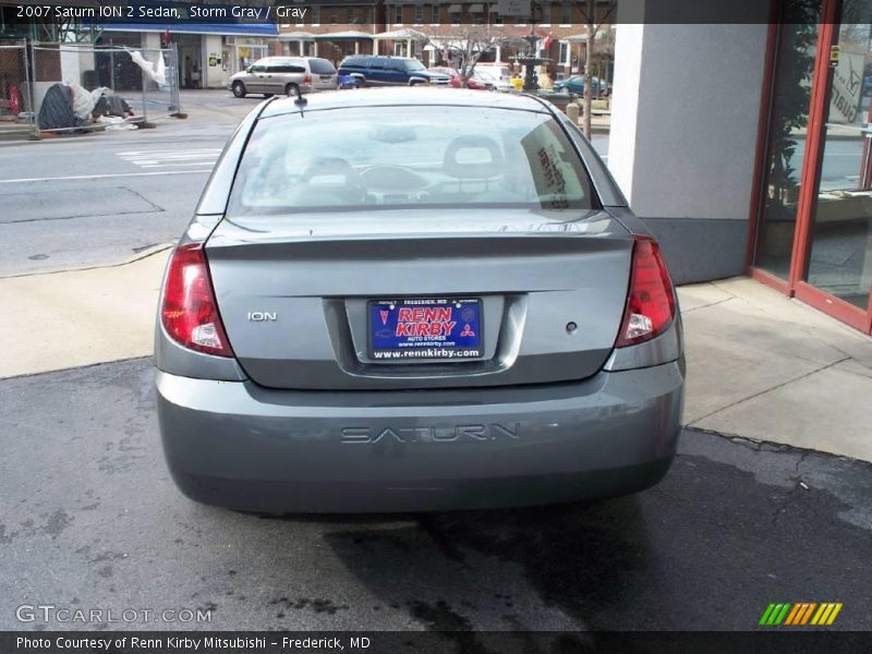 Storm Gray / Gray 2007 Saturn ION 2 Sedan