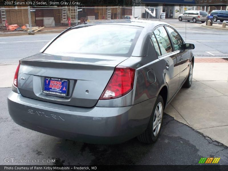 Storm Gray / Gray 2007 Saturn ION 2 Sedan