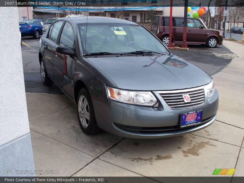 Storm Gray / Gray 2007 Saturn ION 2 Sedan