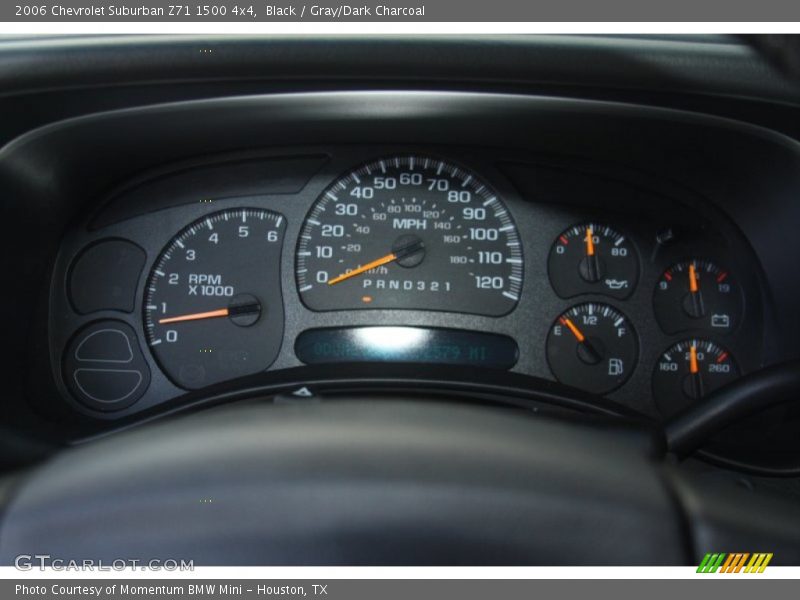 Black / Gray/Dark Charcoal 2006 Chevrolet Suburban Z71 1500 4x4