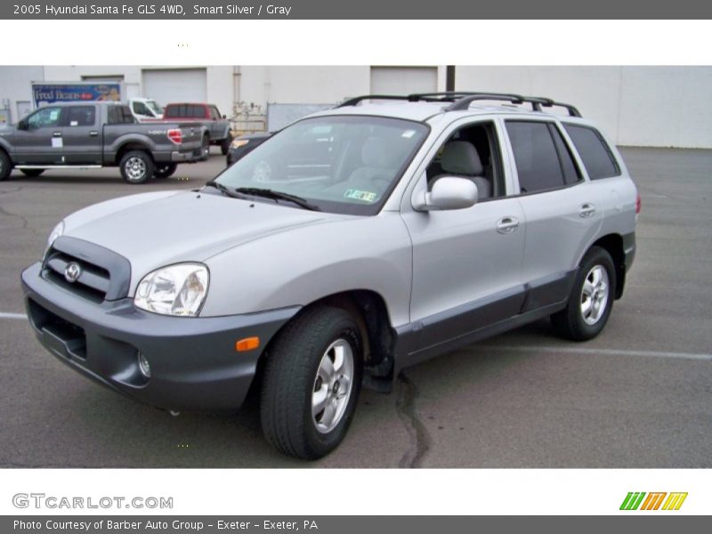 Smart Silver / Gray 2005 Hyundai Santa Fe GLS 4WD