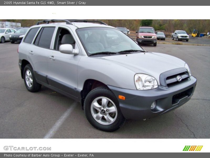 Smart Silver / Gray 2005 Hyundai Santa Fe GLS 4WD