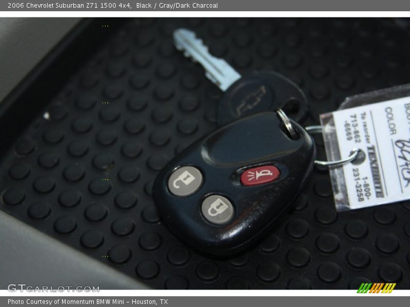 Black / Gray/Dark Charcoal 2006 Chevrolet Suburban Z71 1500 4x4