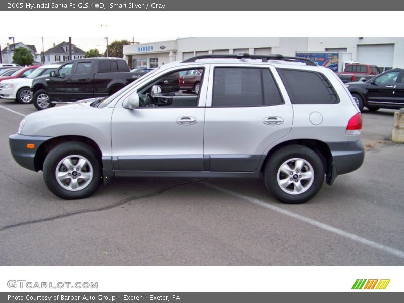 Smart Silver / Gray 2005 Hyundai Santa Fe GLS 4WD