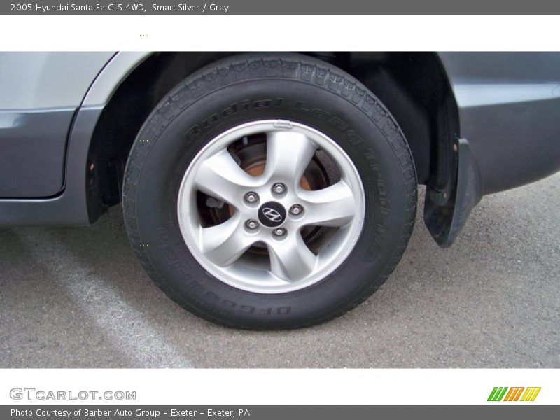 Smart Silver / Gray 2005 Hyundai Santa Fe GLS 4WD
