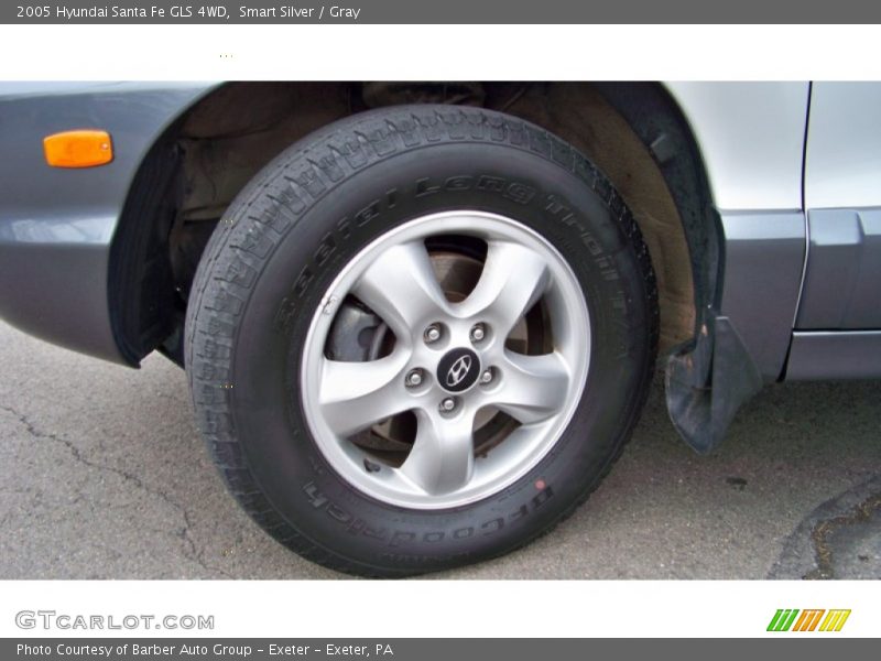 Smart Silver / Gray 2005 Hyundai Santa Fe GLS 4WD