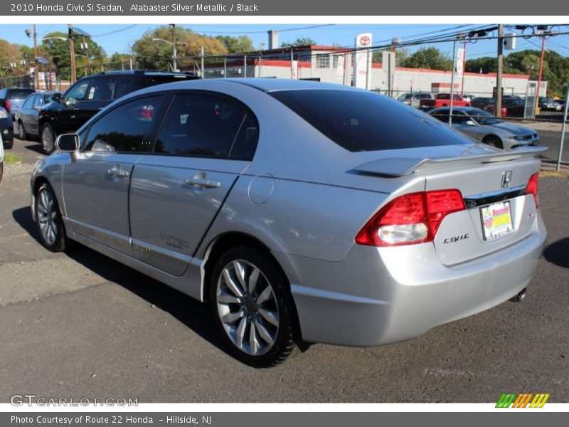 Alabaster Silver Metallic / Black 2010 Honda Civic Si Sedan