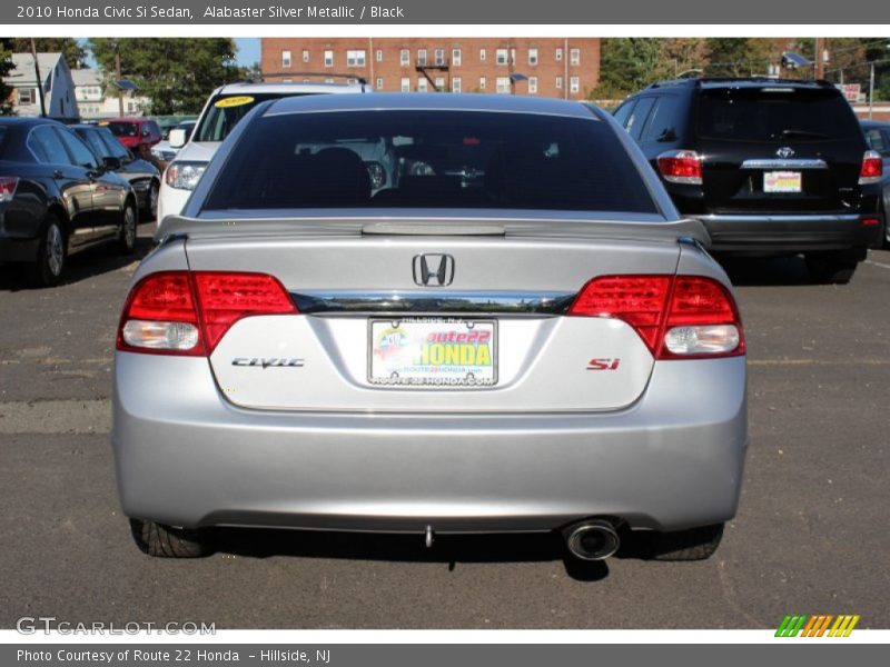 Alabaster Silver Metallic / Black 2010 Honda Civic Si Sedan
