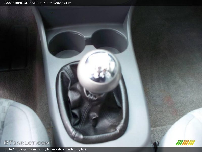 Storm Gray / Gray 2007 Saturn ION 2 Sedan