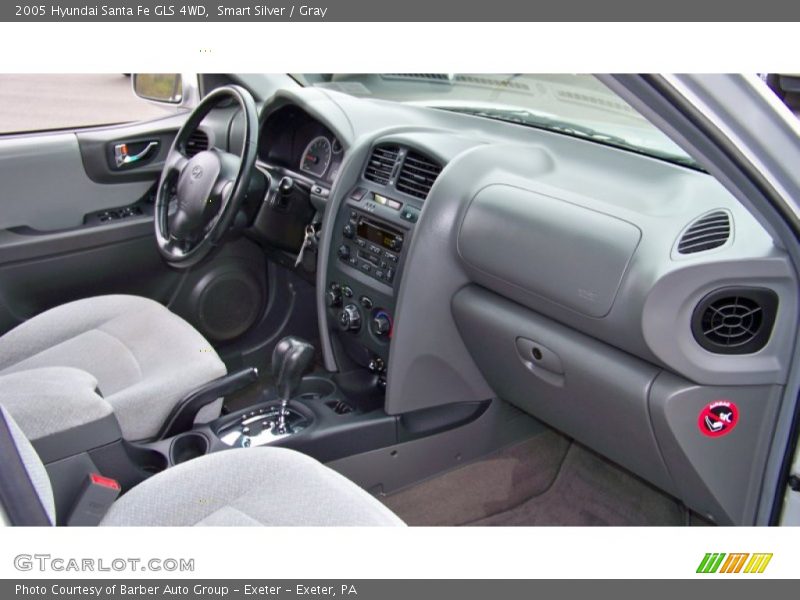 Smart Silver / Gray 2005 Hyundai Santa Fe GLS 4WD