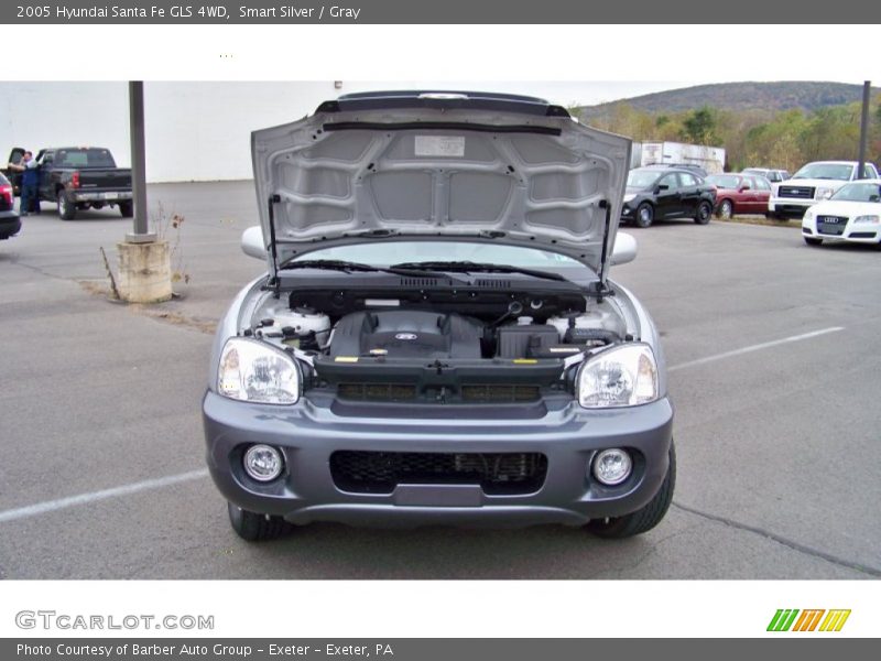 Smart Silver / Gray 2005 Hyundai Santa Fe GLS 4WD