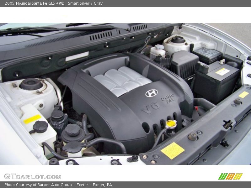 Smart Silver / Gray 2005 Hyundai Santa Fe GLS 4WD