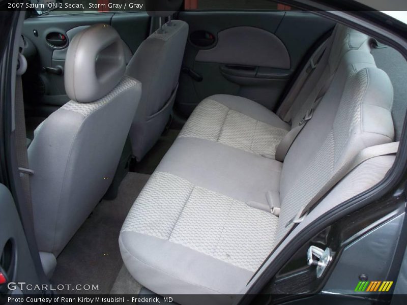 Storm Gray / Gray 2007 Saturn ION 2 Sedan
