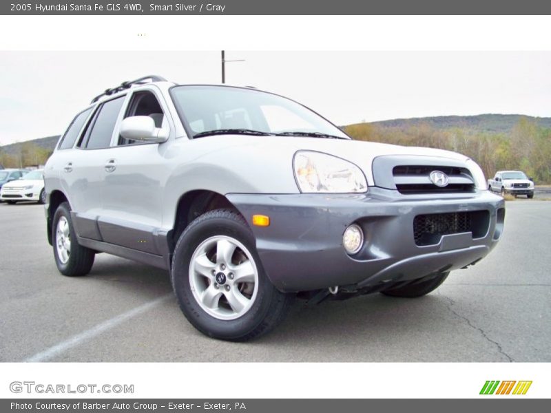 Smart Silver / Gray 2005 Hyundai Santa Fe GLS 4WD