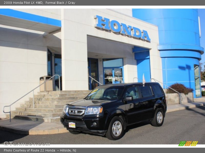 Formal Black / Gray 2009 Honda Pilot LX 4WD