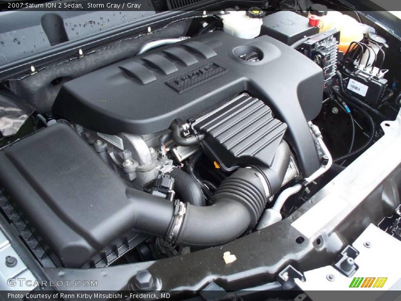 Storm Gray / Gray 2007 Saturn ION 2 Sedan