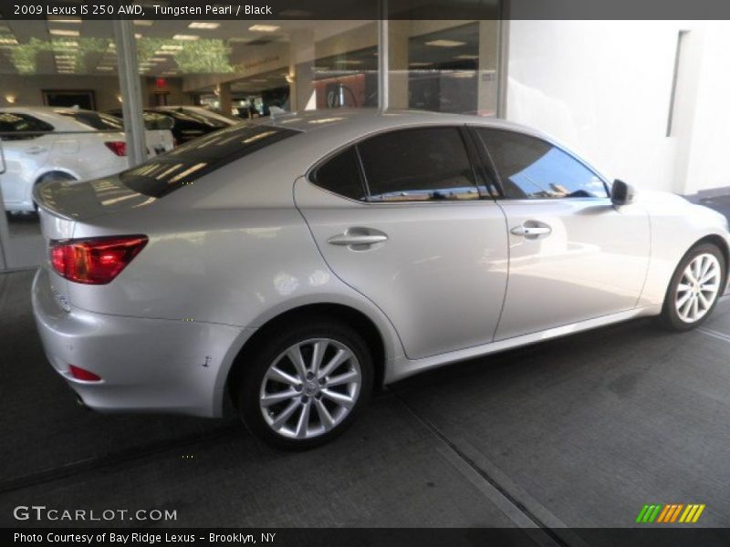 Tungsten Pearl / Black 2009 Lexus IS 250 AWD