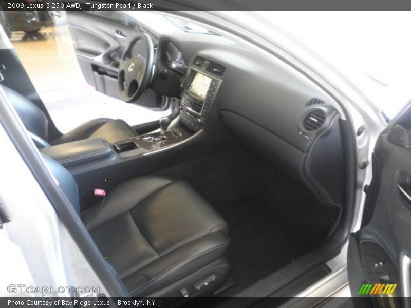 Tungsten Pearl / Black 2009 Lexus IS 250 AWD