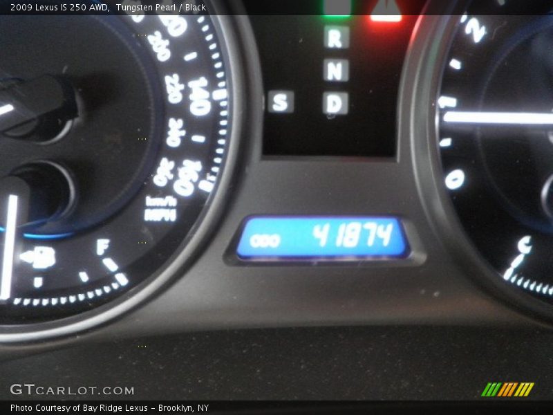 Tungsten Pearl / Black 2009 Lexus IS 250 AWD