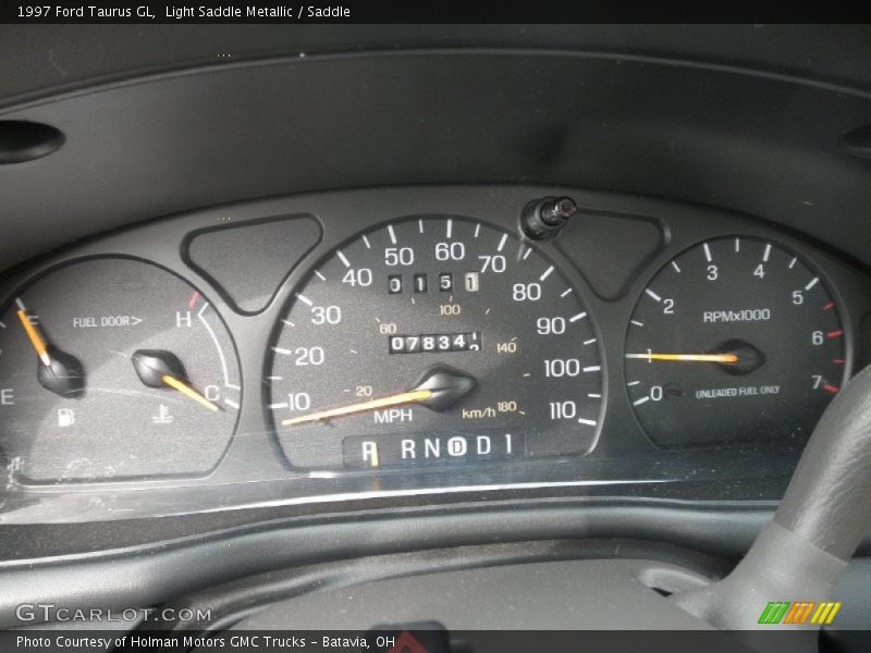  1997 Taurus GL GL Gauges